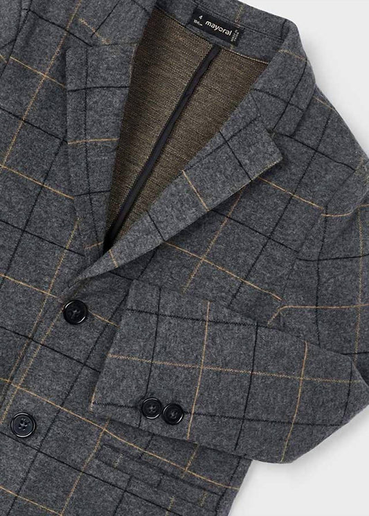 Mayoral - Boys' Grid Patterned Blazer