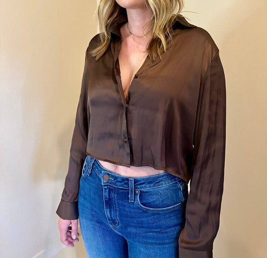 Z Supply - Prescott Cropped Button Up Top