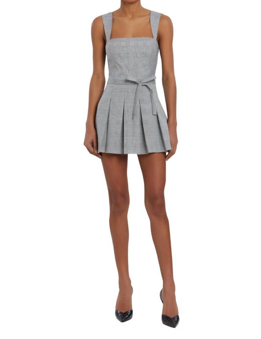 Amanda Uprichard - Mercy Belted Skort Romper