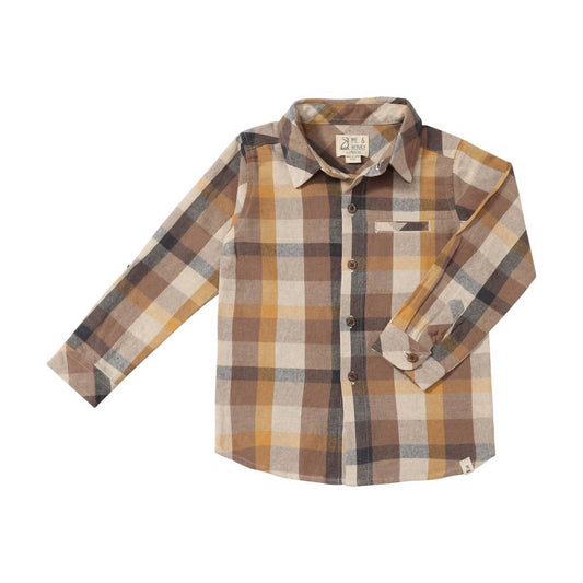Me & Henry - Boy's Atwood Long Sleeve Woven Shirt