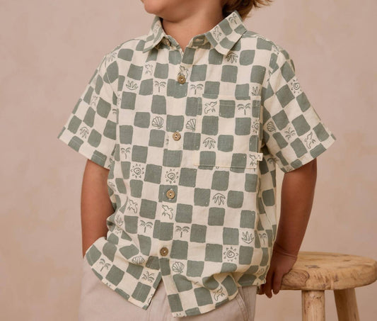 Rylee + Cru - Boy's Coastal Check Top