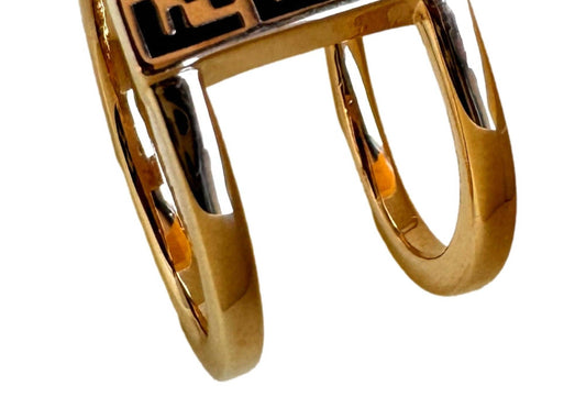 Fendi - Women's Ff Oro Soft Logo Medium Ring