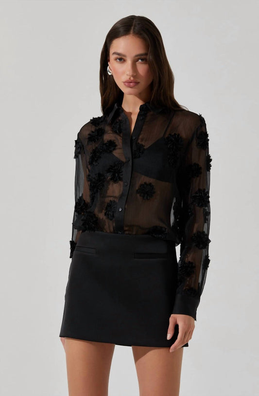 Astr - Jenessa Satin Mini Skirt