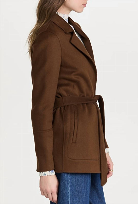 GABBY FITTED WOOL COAT