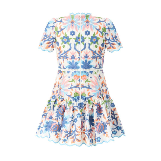 Marlo - Girl's Joanna Embroidered Mini Dress