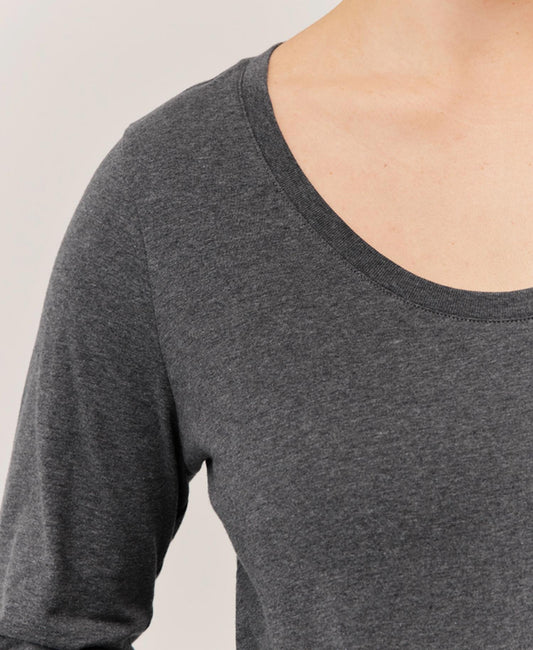 Pact - Organic Scoop Neck Long Sleeve Tee