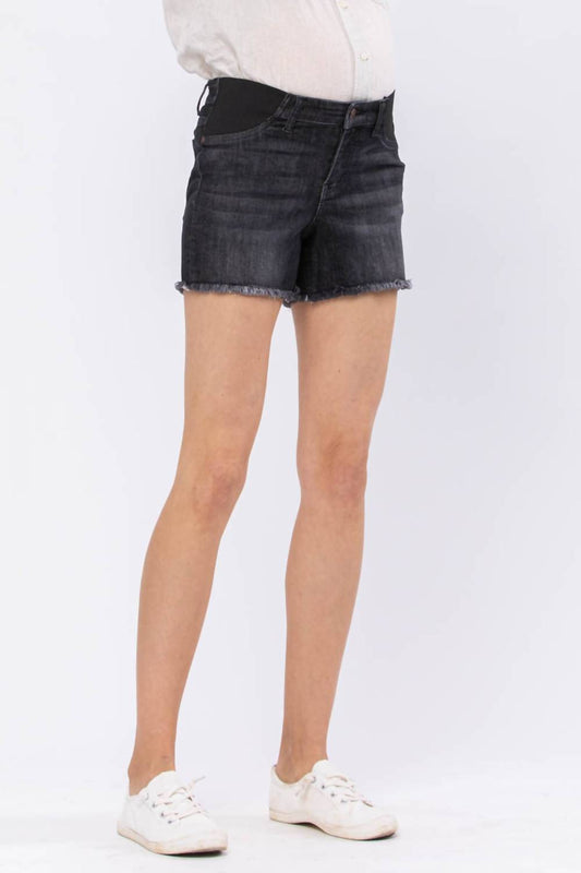 Judy Blue - Bloom High Waist Maternity Denim Shorts