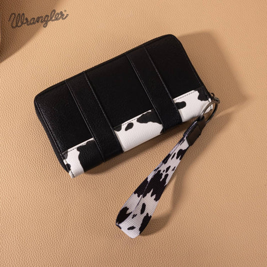 Wrangler - Cow Print Wallet