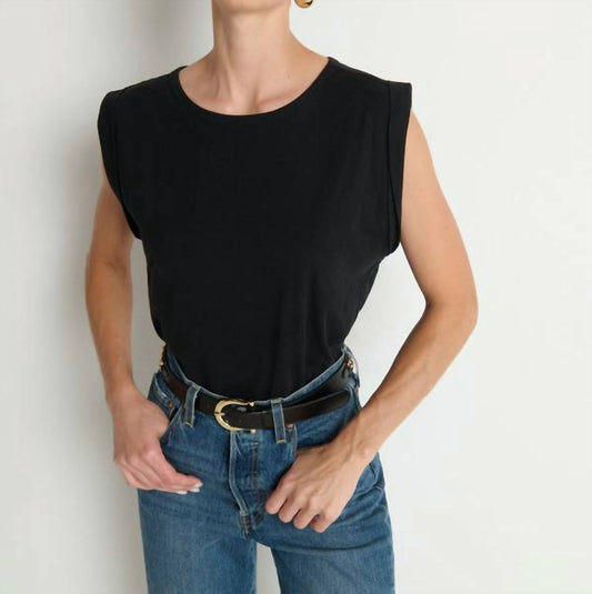 Nation Ltd - Janis Rolled Muscle Tank Top