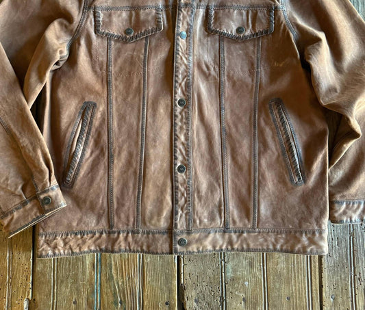 Madison Creek Outfitters - Men's Santa Fe Goat Nappa Leather Jacket
