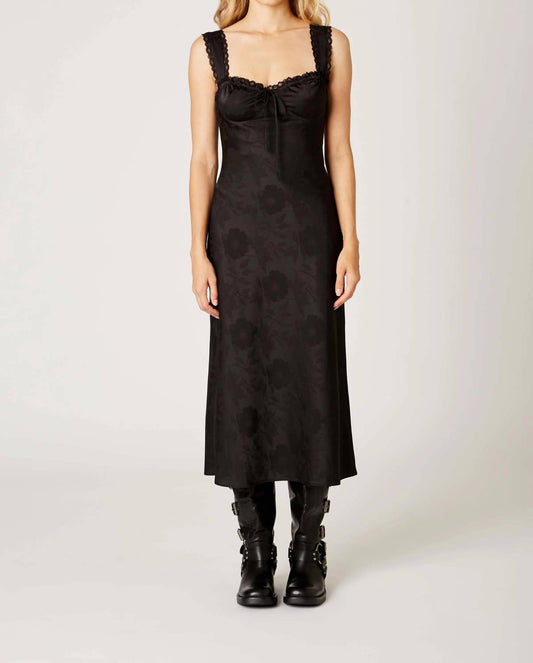 Cotton Candy La - Darcy Floral Bustier Midi Slip Dress