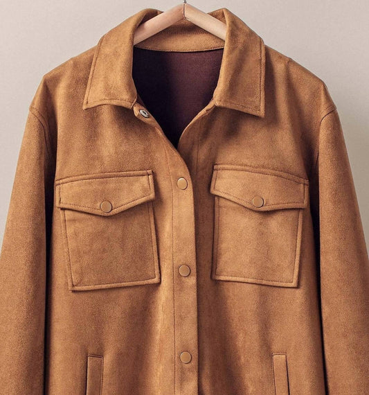Trend:Notes - Women's Faux Suede Shacket