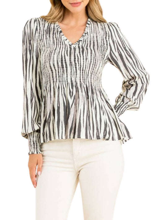 Thml - Zebra Print Top