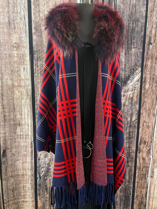 Oolala - Plaid Print Cardigan