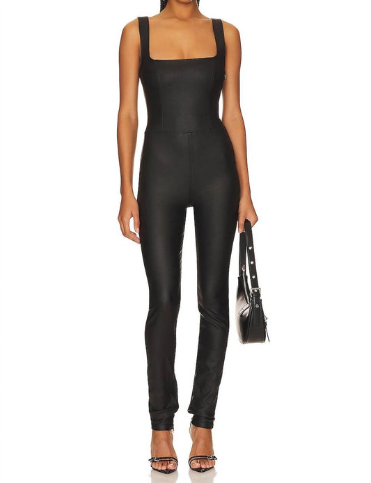 Ser.O.Ya - Viper Coated Denim Catsuit