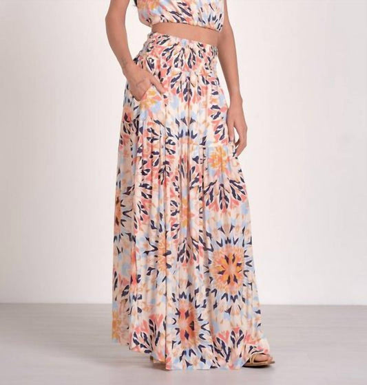 Elan - Festive Flowing Maxi Skirt
