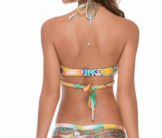 Luli Fama - Reversible Wrap Halter Bikini Top