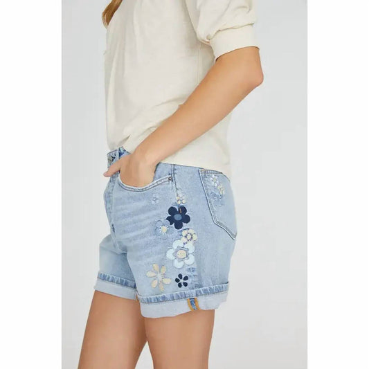 Driftwood - Aria X Boogie Remix Cuffed Denim Shorts