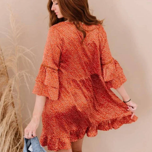 Jodifl - Curtain Call Full Size Run Dotted Babydoll Dress