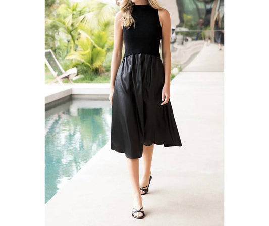 Thml - Mixed Media Faux Leather Dress