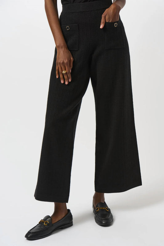 Joseph Ribkoff - Pull On Wide Leg Ankle Pants