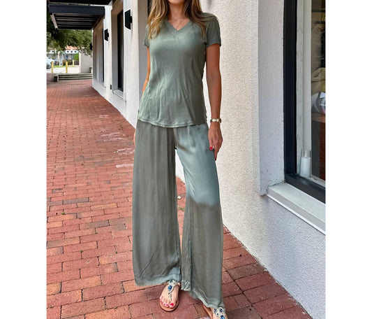 Scandal Italy - Alina Satin Mix Top