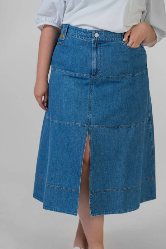 Tanya Taylor - Hudie Denim Skirt - Plus