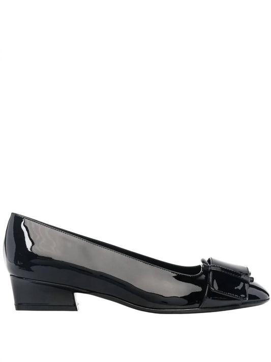 Salvatore Ferragamo - Women's Buckle-detail Ballerina Pumps