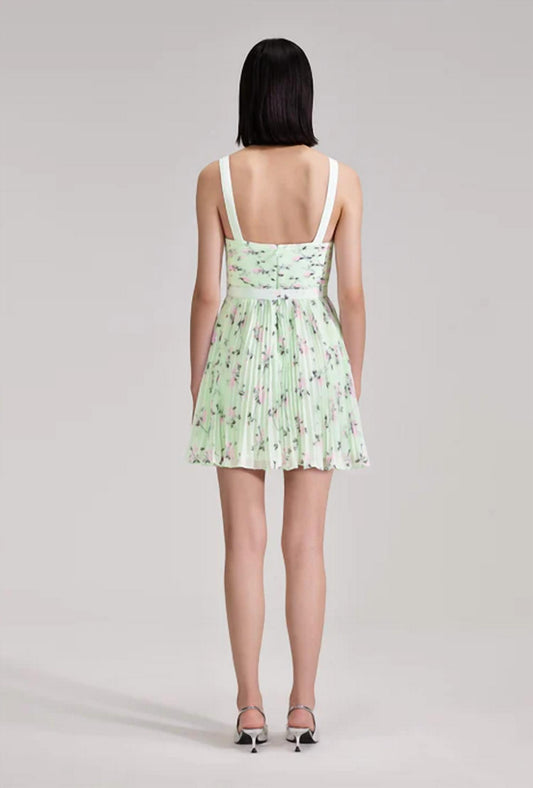 Self-Portrait - Floral Print Mini Dress