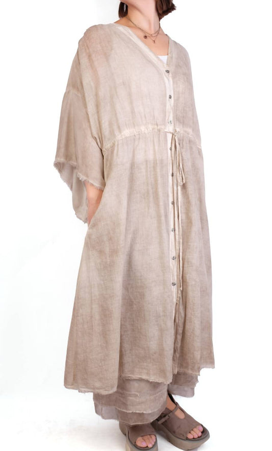Sanctamuerte - Button Up Caftan