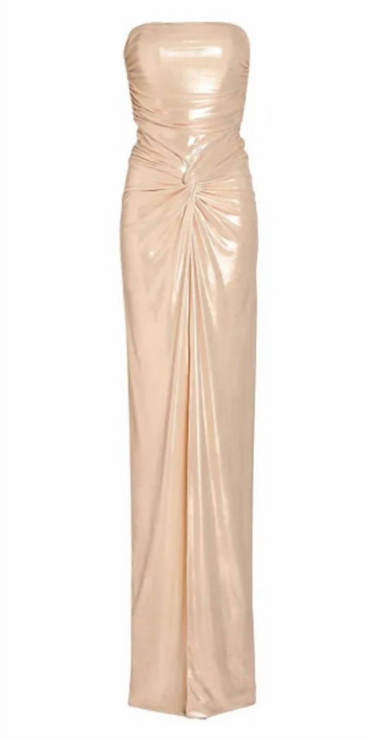 Retrofete - Maytal Metallic Maxi Gown