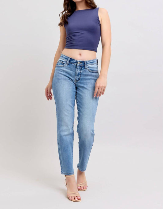 Judy Blue - Midrise Vintage Wash Slim Fit Pant