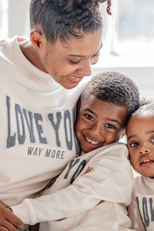 Lelalo - Kid's Love You Crew Neck Sweatshirt