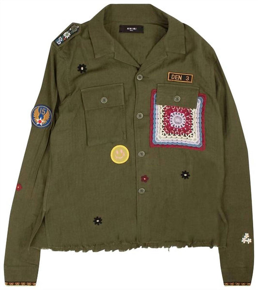 Amiri - Women's Patch Military Jacket