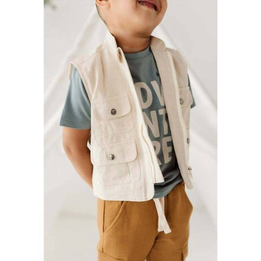Babysprouts - Explorer Zip Up Sleeveless Vest