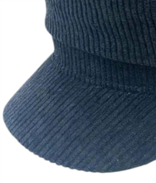 Kensie - Women's Corduroy Newsboy Cap Hat