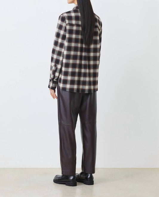 Suncoo - Faux Leather Trousers