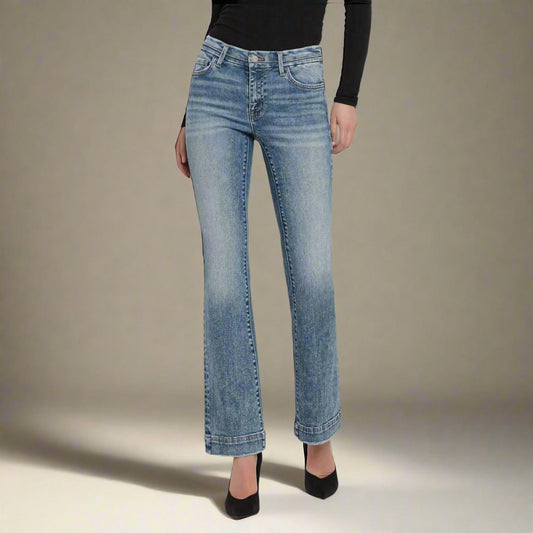 Vervet By Flying Monkey - Miranda Mid Rise Bootcut Jeans