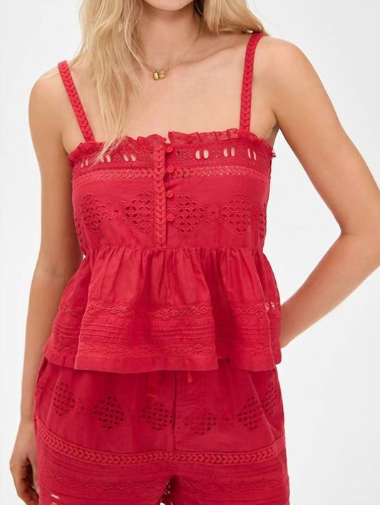 Isabel Marant - Denys Eyelet Cami Top