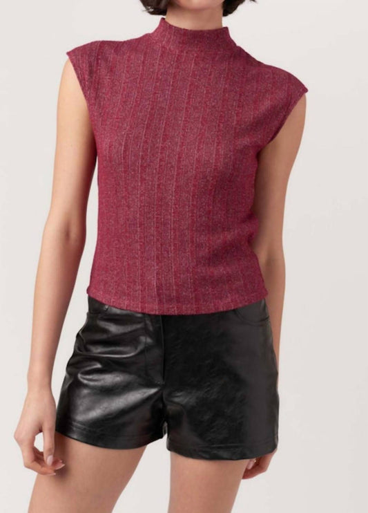 Project Social T - Could Be Us Mock Neck Sweater Rib Tee
