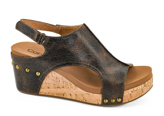 Corkys Footwear - Women's Carley Crinkle Wedges