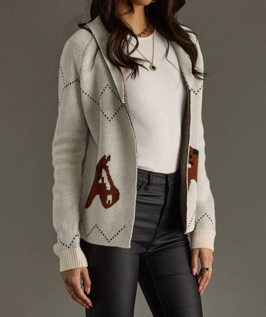 Panache Apparel - Horse Knit Cardigan