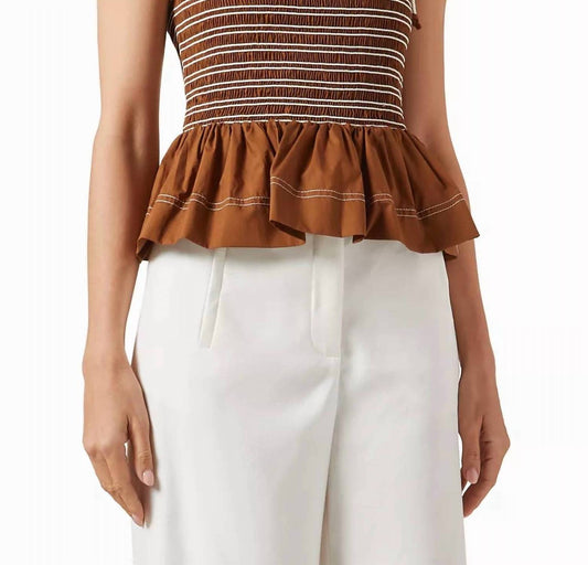 Veronica Beard - Ophelia Self-tie Straps Top