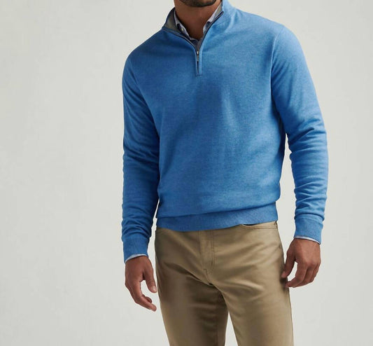 Peter Millar - Coolspun Lite Cotton Quarter-zip Sweater