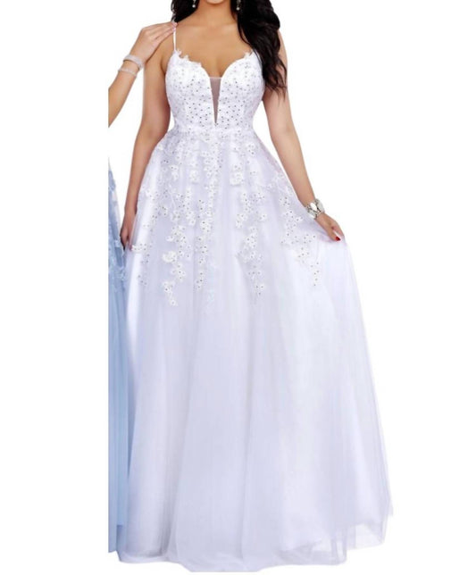 Karishma Creations - Embroidered Tulle Maxi Dress