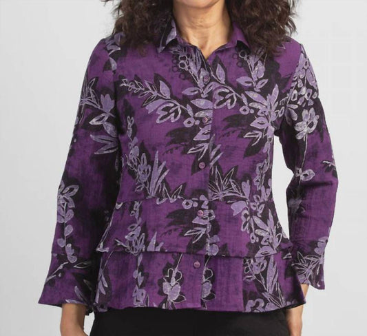 Habitat - Crinkle Crepe Double Flounce Shirt