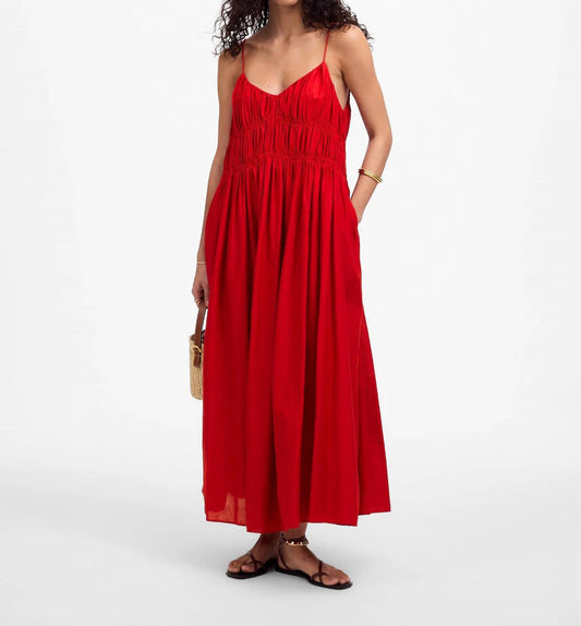 Madewell - Textured V-Neck Midi Dress