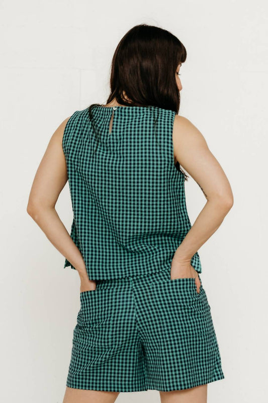 Bibico - Pippa Sleeveless Top Gingham