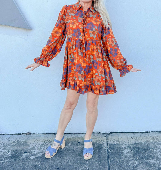 Jodifl - Somewhere Only We Know Floral Printed Dress