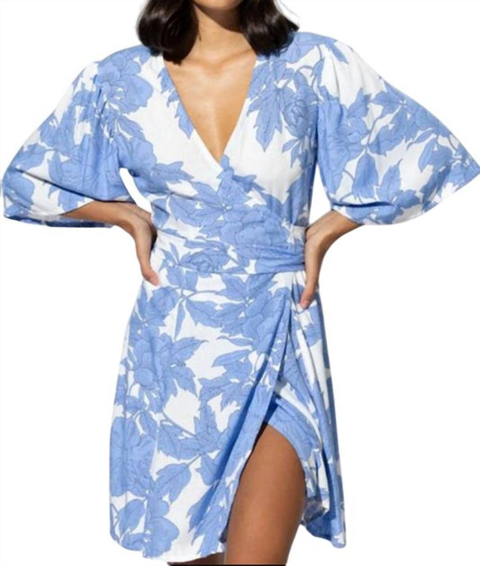 Lusana - MAE MINI WRAP DRESS